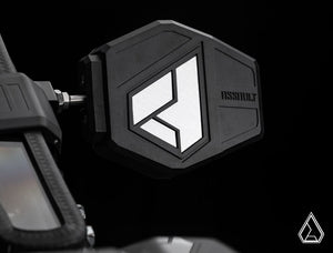Assault Industries Aviator UTV Side Mirrors, angle view