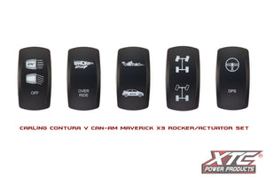 Contura V Can-Am X3 replacement rocker switch cover fits XTC, sPod, and Daystar switch bodies—rocker only, no switch included