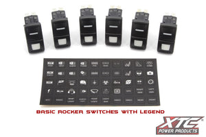 Can-Am Maverick X3 6 switch power control system featuring plug and play wiring and 2-channel built-in strobe light rocker switch