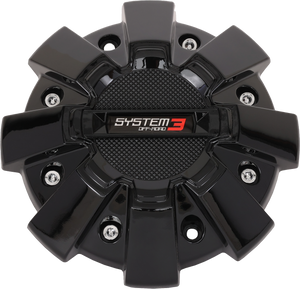 St7 Center Cap Dual Fit Bolt In Gloss Black