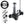 Universal 1.5 Ton Big Wheel Off Road Jack | Pro Eagle