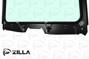 Honda Talon full glass windshield with adjustable vents and hand wiper, fits 2019–2024 models