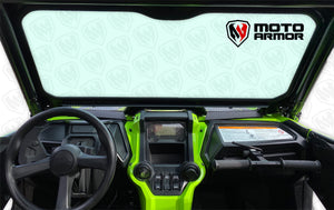 Moto Armor full glass windshield with vent for Honda Talon 2019–2024