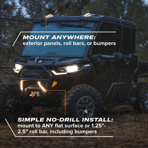 RAVEK White Running Lights – Kawasaki Mule - Dunes 2 Dezert SXS