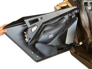 Moto Armor Aluminum Doors for Polaris RZR PRO XP / Turbo R / Pro R (2 Seat) – Flush Fit, Powder-Coated, Made in USA