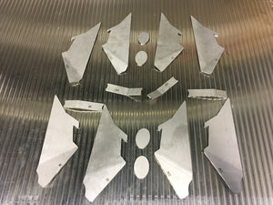 TMW Can-Am X3 Weld-In Frame Gussets - Dunes 2 Dezert SXS