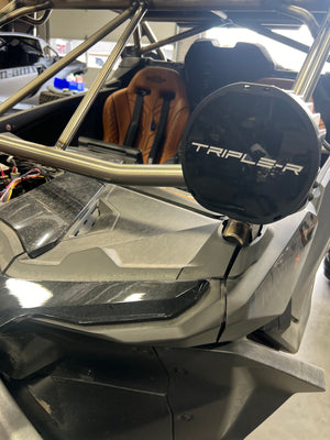 TMW Maverick R A-Pillar Bolt on Light Tabs - Dunes 2 Dezert SXS