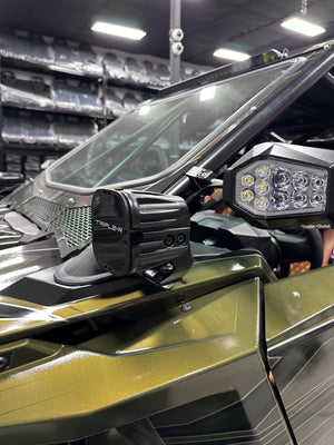 TMW Pro R A-Pillar Bolt-On Light Mounts - Dunes 2 Dezert SXS