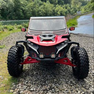 TMW Full Safety Glass Windshield - Dunes 2 Dezert SXS