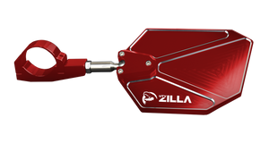 SABER billet convex UTV mirrors with low-profile multi-radius clamps for 1.75" to 2" roll cages