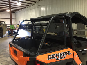 Trail Armor Polaris General 1000 rear cargo rack, close-up