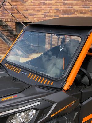 Can-Am Maverick Sport/Trail/Commander Vented Glass Windshield (Collective) - Dunes 2 Dezert SXS