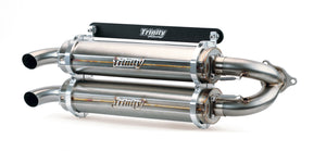 RZR PRO XP / TURBO R EXHAUST - STAINLESS STEEL - SLIP ON - Dunes 2 Dezert SXS