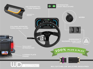 2024+ RZR XP 1000 Turn Signal Kit Plug & Play - Dunes 2 Dezert SXS
