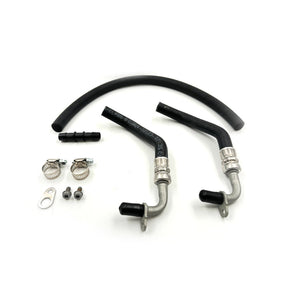 Bikeman water-cooled turbo adaptor kit for Polaris XPT – includes hoses and fittings for Pro XP or big turbo installation
