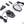Assault Industries B2C LED convex UTV side mirrors pair