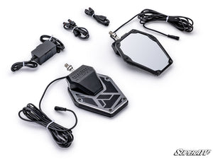 Assault Industries B2C LED convex UTV side mirrors pair