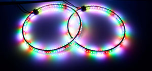 Apollo RGB Wheel Lights Kit - Set of 4 (Harness Included) - Dunes 2 Dezert SXS