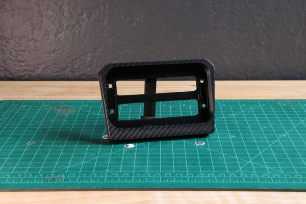 SFM Maverick R AuxBeam 8 Mount | Carbon Fiber ABS - Dunes 2 Dezert SXS