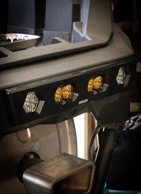 StayFlush Billet Chase Light Mount – Polaris Pro R - Dunes 2 Dezert SXS