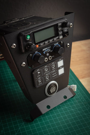 SFM Rugged Radio & SwitchPros Mount – Can-Am X3 (2017–2022) - Dunes 2 Dezert SXS