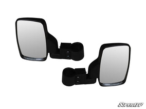 SuperATV Polaris RZR Side View Mirrors, front view