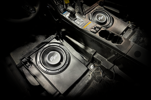 Can-Am® Maverick R 10" Front Driver Subwoofer Enclosure (4-SEAT MODELS) – Unloaded | UTVS-R-ENC-DRIVER-4F - Dunes 2 Dezert SXS