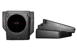 Can-Am® Maverick R 10" Rear Driver Subwoofer Enclosure (4-SEAT MODELS) – Unloaded | UTVS-R-ENC-DRIVER-4R - Dunes 2 Dezert SXS