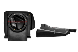 Can-Am® Maverick R 10" Front Passenger Subwoofer Enclosure (4-SEAT MODELS) – Unloaded | UTVS-R-ENC-PASS-4F - Dunes 2 Dezert SXS