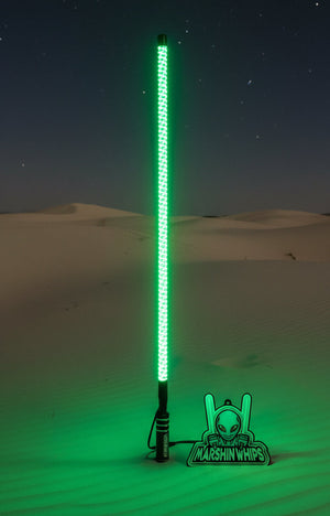 Marshin Whips V2 Black Out LED Whip | Single Stealth Off-Road Light