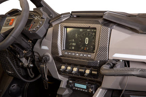 XKraft Carbon Fiber Ride Command Surround for RZR Pro - Dunes 2 Dezert SXS