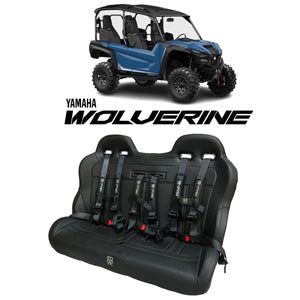 Yamaha Wolverine RMAX 4 Compact Rear Bench Seat (2025+) - Dunes 2 Dezert SXS