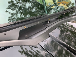 UTVZILLA vented glass windshield for Wildcat XX with two hand wipers, aluminum frame, DOT stamped glass, and billet mounting clamps