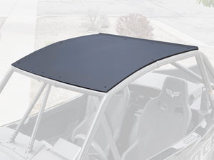 Hard plastic roof for Wildcat XX made from 1/4" UV-resistant material, CNC-fit for precision with 10 rustproof mount points and clamps