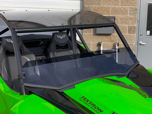 Durable tinted polycarbonate roof for Wildcat XX with 3/16" UV-stabilized Lexan, low-profile fit and rust-proof stainless hardware