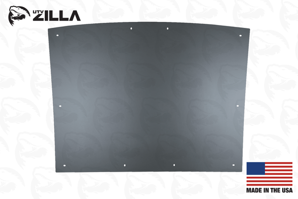 Durable tinted polycarbonate roof for Wildcat XX with 3/16" UV-stabilized Lexan, low-profile fit and rust-proof stainless hardware