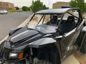 Wildcat XX Half Windshield – Hard Coated Polycarbonate with Quick Strap Mounts