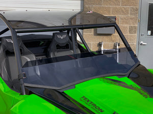 Wildcat XX Half Windshield – Hard Coated Polycarbonate with Quick Strap Mounts