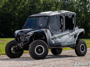 SuperATV Yamaha Wolverine RMAX 4 1000 Hard Cab Upper Doors, installed view