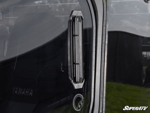 SuperATV Yamaha Wolverine RMAX 4 1000 Hard Cab Upper Doors, cab view