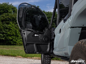 SuperATV Yamaha Wolverine RMAX 4 1000 Hard Cab Upper Doors, alternate angle
