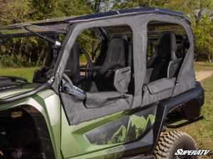 SuperATV Yamaha Wolverine RMAX 1000 Primal Soft Upper Doors, profile view