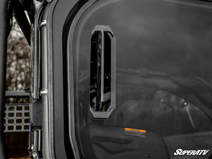 SuperATV Yamaha Wolverine RMAX 2 1000 Hard Cab Upper Doors, hardware detail