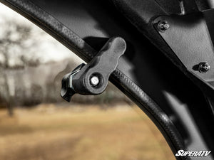 SuperATV Yamaha Wolverine RMAX 2 1000 Hard Cab Upper Doors, rear view