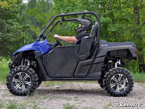 SuperATV Yamaha Wolverine Aluminum Doors, angle view