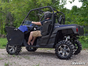SuperATV Yamaha Wolverine Aluminum Doors, installed view