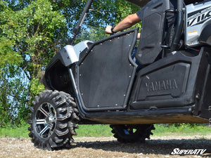 SuperATV Yamaha Wolverine Aluminum Doors, mounted view