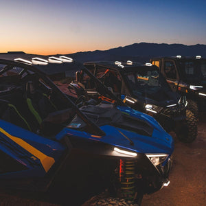RAVEK White Running Lights - Honda Pioneer - Dunes 2 Dezert SXS