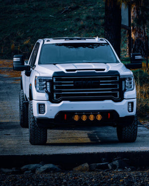 V-ULTRA Series | 5 Inch 172W LED Side Shooter Amber Pod Lights with Amber DRL - Dunes 2 Dezert SXS
