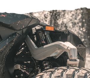 zbroz racing Can-Am Maverick R X RS 2ST Stage 1 Spring Kit (2024+) installed side